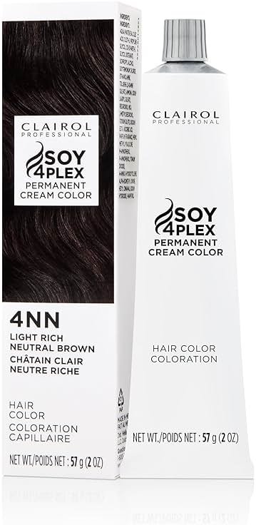 Clairol Professional Permanent Cream Hair Color | Blonde, Brown, Black, & Red-Violet Shades for 100% Gray Coverage | Deep Conditioning & Fade Resistant Results - Product Image