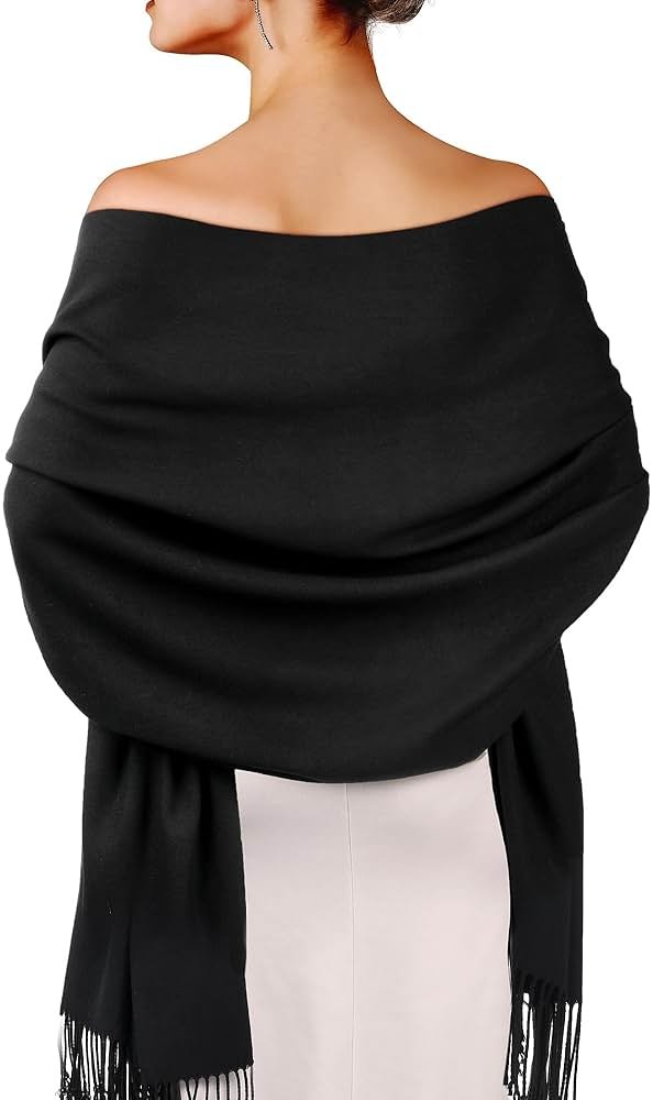 FURTALK Pashmina Shawls and Wraps for Evening Dress Women's Scarf Wedding Bride Bridesmaid Gifts Winter Scarves - Product Image