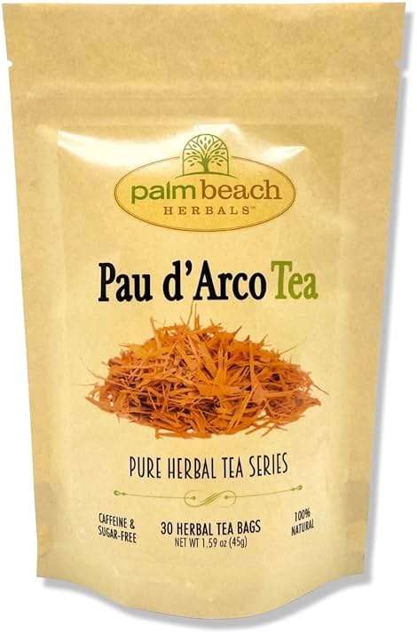 Palm Beach Medicinal Herbs - Pau d' Arco Bark Tea - Pure Herbal Tea Series, 30ct - Product Image