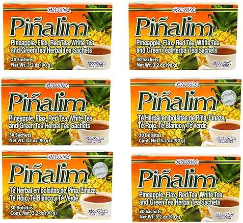 6 Boxes Te Pinalim Tea GN+Vida Tea 180 Day Supply - Product Image