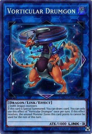 Yu-Gi-Oh! - Vorticular Drumgon - CYHO-EN041 - Super Rare - Unlimited Edition - Cybernetic Horizon - Product Image