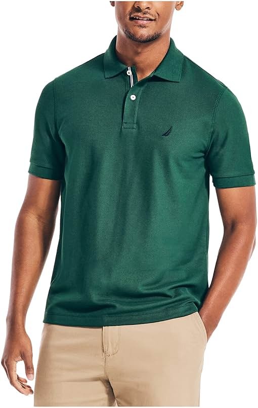 Nautica Men's Performance Pique Polo Shirt - Product Image