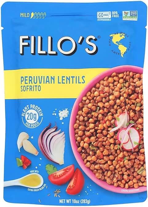 Fillos Peruvian Lentils & Sofrito, 10 OZ - Product Image