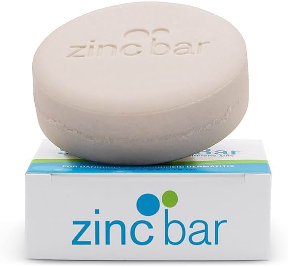 Dermaharmony 2% Pyrithione Zinc Shampoo Bar for dandruff and seborrheic dermatitis - Peppermint (4 Oz) - Product Image