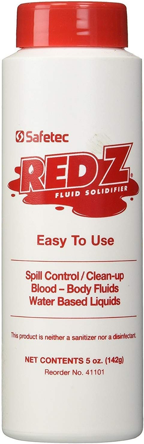 Safetec 53376M Red Z Fluid Control Solidifier, 5 oz. - Product Image