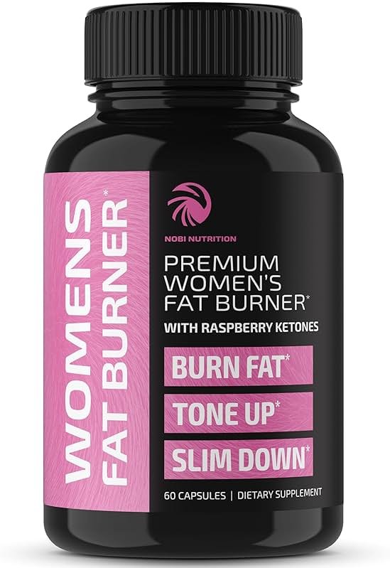 Weight Loss Pills for Women | Fat Burners for Women | Metabolism Booster for Weight Loss Supplement with Raspberry Ketones | Appetite Suppressant, Stomach Fat Burner & Weightloss Diet Pills | 60 Ct - Product Image