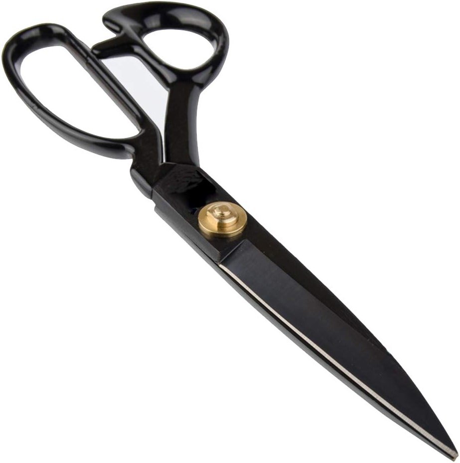 LNKA Sewing Scissors For Fabric Black - Professional Heavy Duty Industrial Strength High Carbon Steel Shears for Leather Paper Sewing Craft Home Office Artists Students Tailors Dressmakers (11 Inch) - Product Image