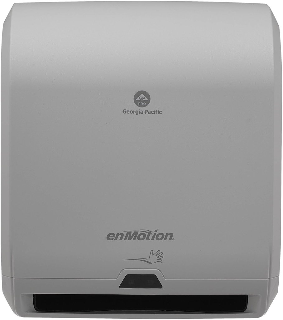 enMotion Georgia‑Pacific (by GP PRO) 10 in Automated Touchless Paper Towel Dispenser, Gray, 59460A - Product Image