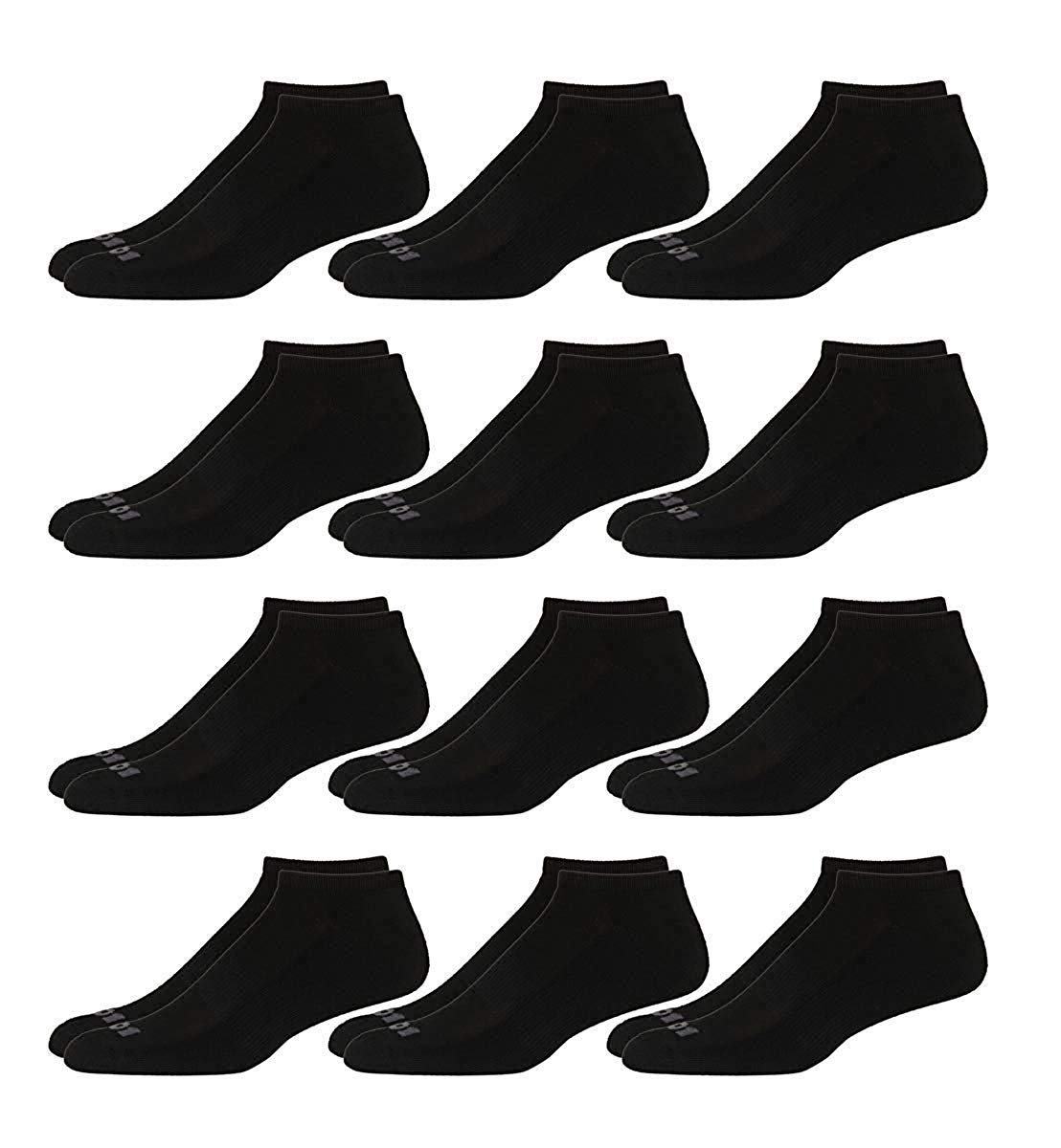 AND1 Mens Low Cut Socks - 12 Pack Performance Stretch Athletic Compression Sock for Men - Sports No Show Socks (6-12.5) - Product Image