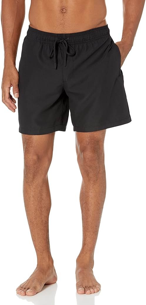 Amazon Essentials Men's Swim Trunks with Mesh Lining, Pockets, Drawstring Closure - Product Image