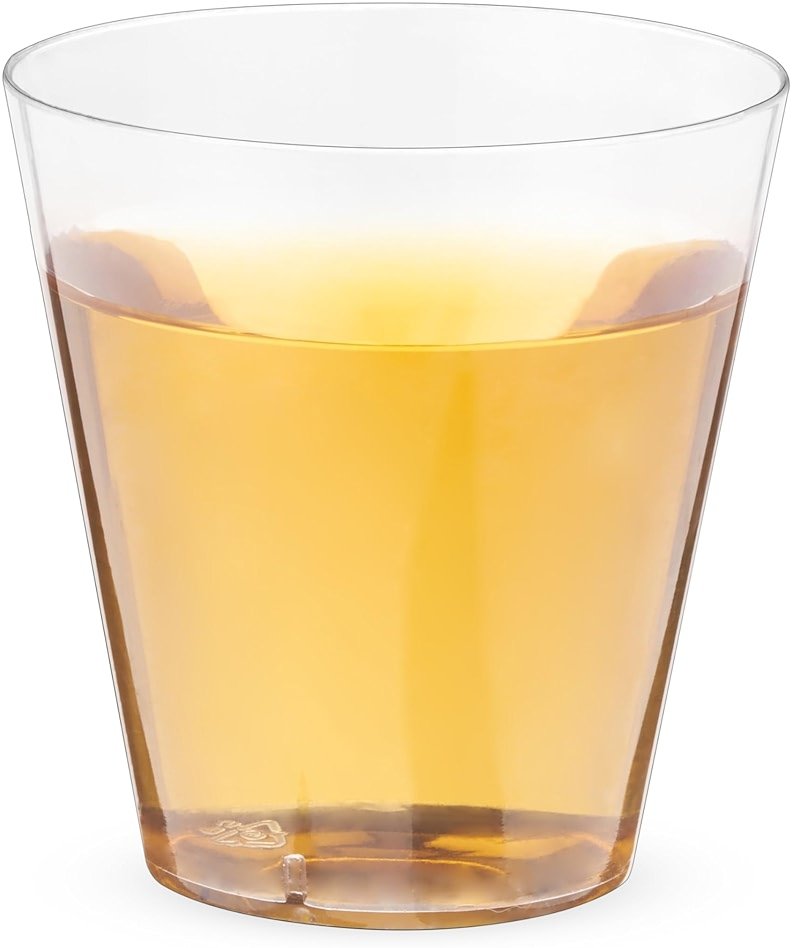 True 2oz. Clear Party Shot Glasses, Disposable Shot Glasses, Football Cups, Football Game, Sports & Outdoors, Football Accessories, Set of 50 - Product Image