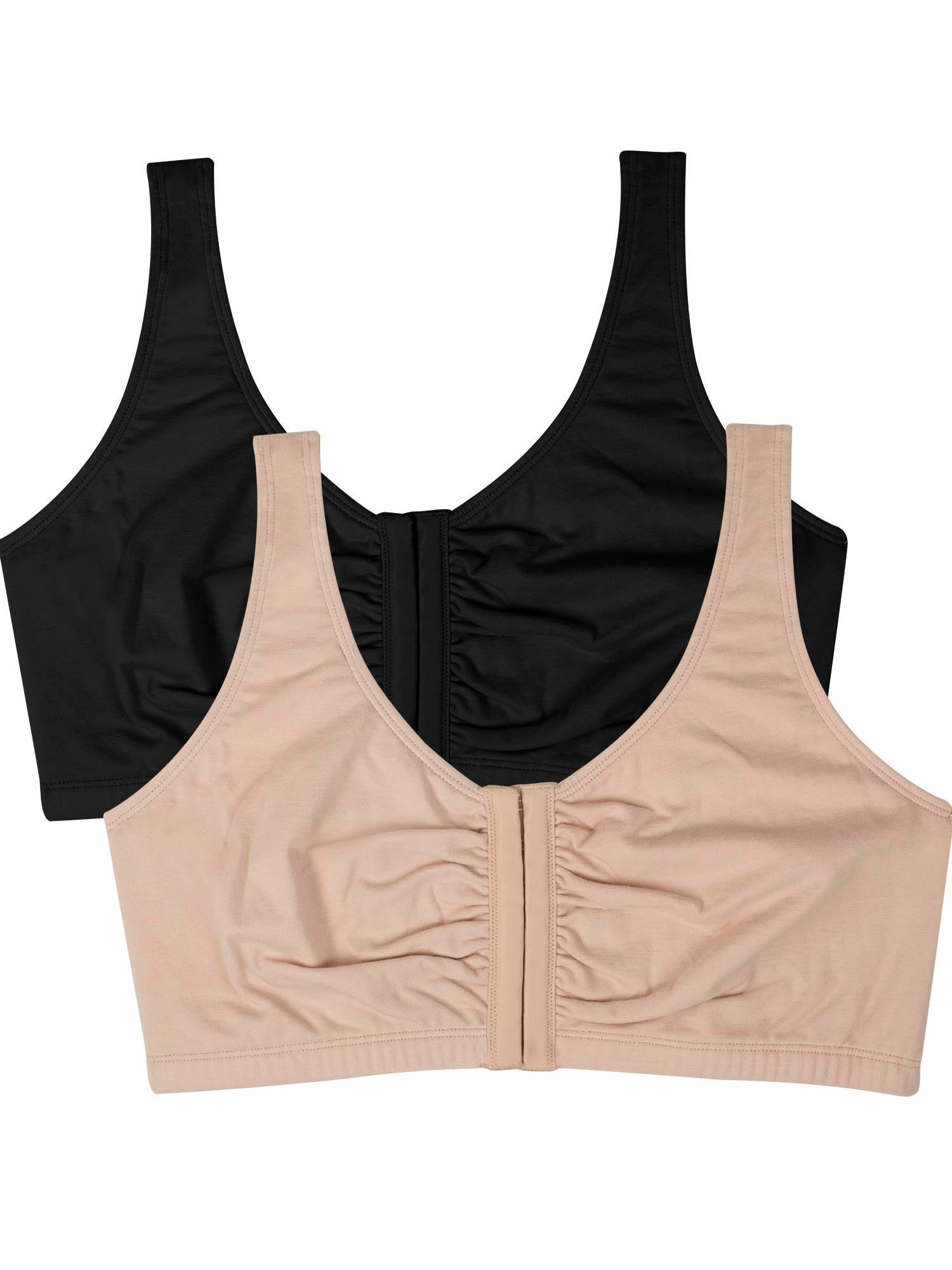 Fruit of the Loom Women's Multi-Pack Front Close Sports Bra - Product Image