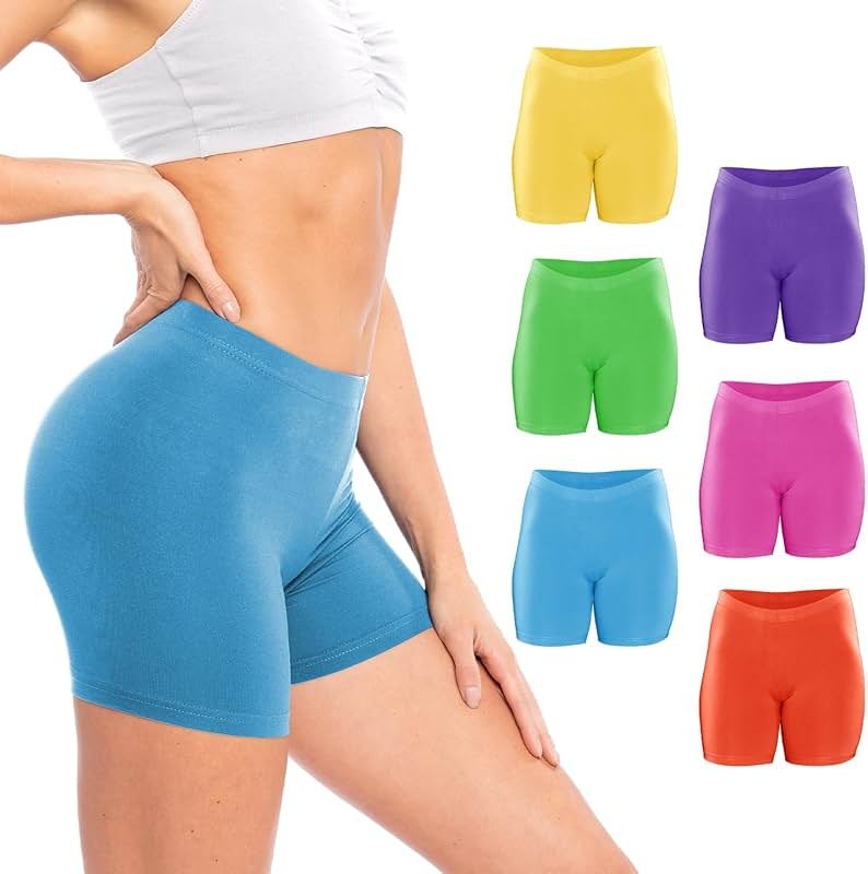 Sexy Basics Women's Cotton Stretch Boyshort Boxer Briefs | Light Weight Undershort Trunks | Multi Packs & Colors - Product Image