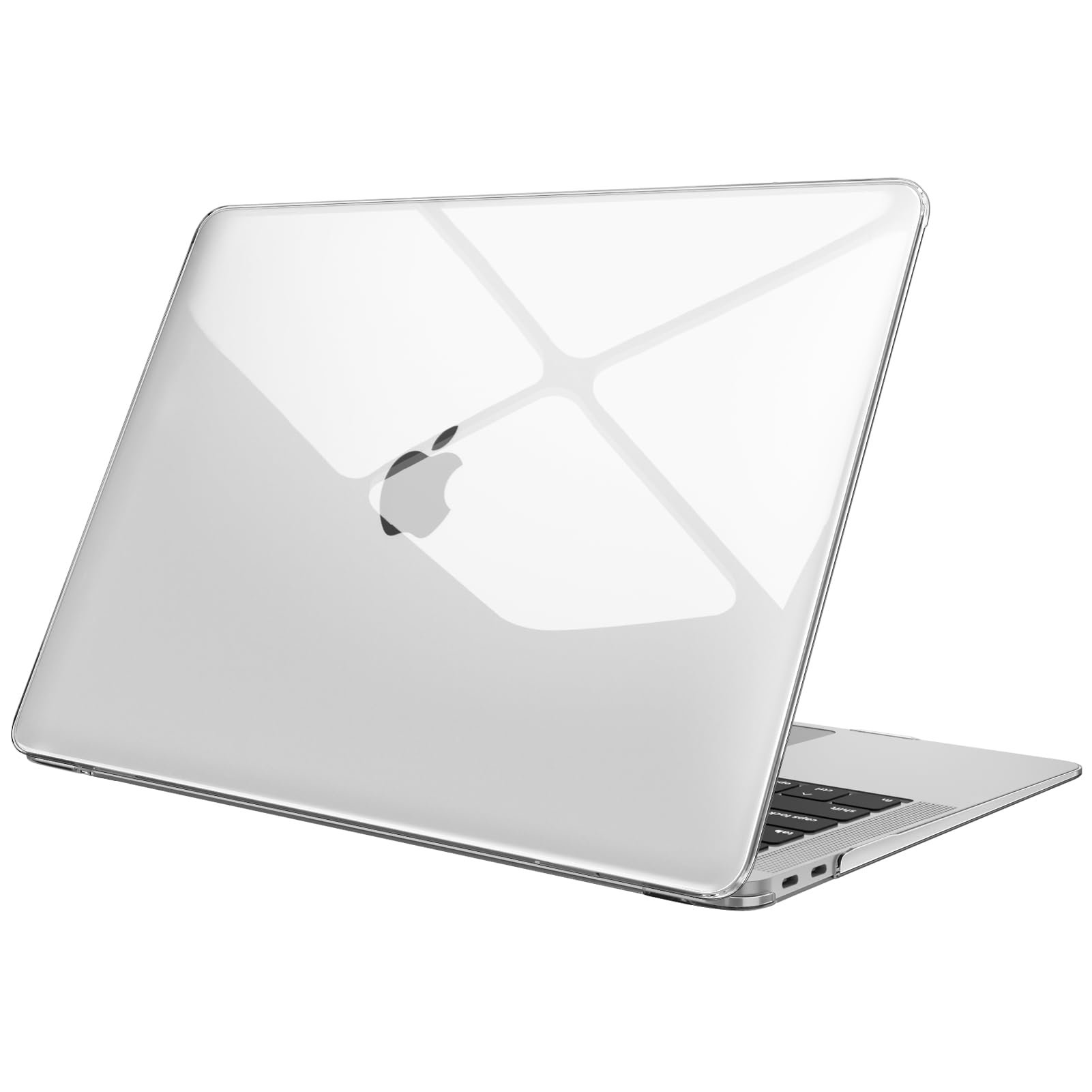 Fintie Case for MacBook Air 13 Inch A2337 (M1) / A2179 / A1932 (2022 2021 2020 2019 2018 Release) - Snap On Hard Shell Case Cover for MacBook Air 13 Retina Display with Touch ID (Crystal Clear) - Product Image