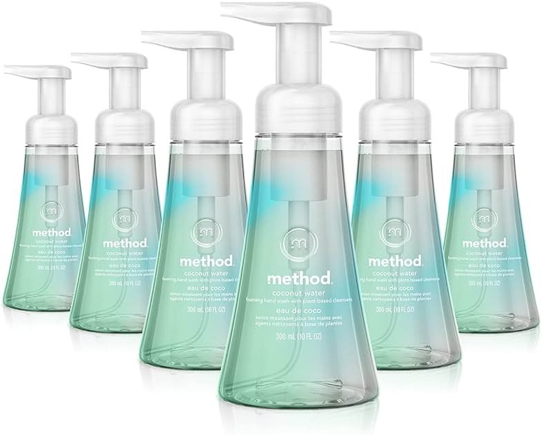 Method Foaming Hand Soap, Coconut Water, 10 fl oz (Pack of 6) - Product Image