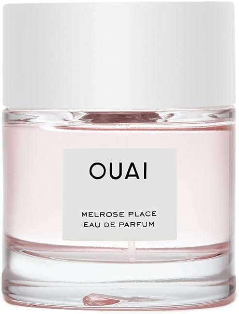 OUAI Melrose Place Eau de Parfum - Elegant Womens Perfume for Everyday Wear - Fresh Floral Scent has Notes of Champagne, Bergamot and Rose with Delicate Hints of Cedarwood and Lychee (1.7 Oz) - Product Image
