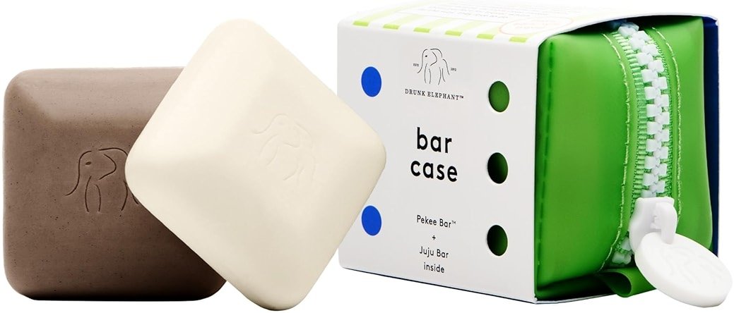 Drunk Elephant Juju and Pekee Baby Bars - With Travel-Friendly Case - 28 g/1 oz Each - Clean Clinical Skincare - Cruelty-Free - Dermatologist-Tested - Free of Essential Oils, Silicones, and Fragrance - Product Image