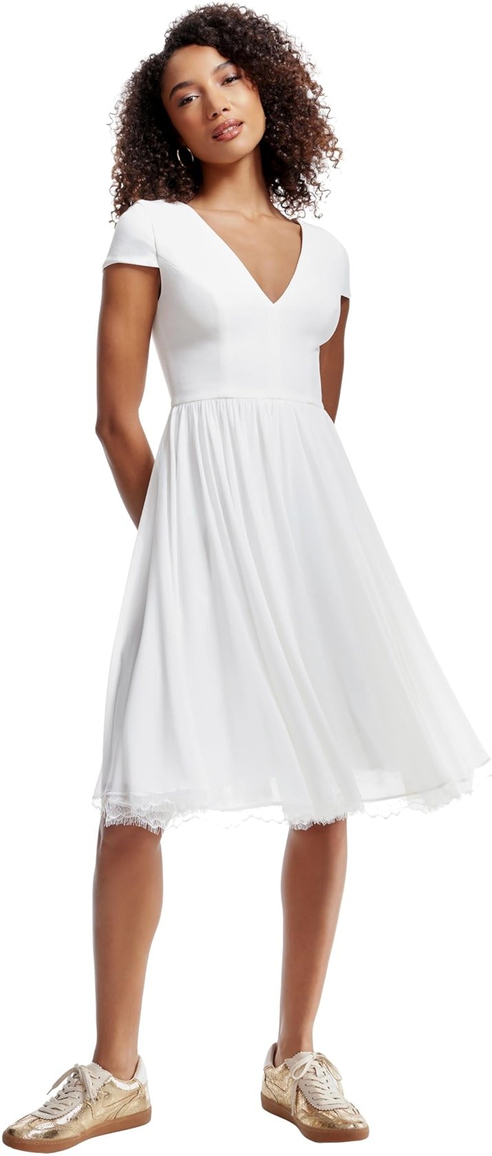 Dress the Population Womens Fit and Flare - Product Image