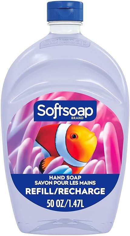 Softsoap Aquarium Liquid Hand Soap, Kitchen and Bathroom Hand Soap, 50 fl oz Refill - Product Image