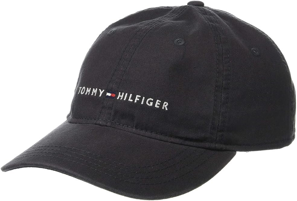 Tommy Hilfiger Men's Cotton Logo Adjustable Baseball Cap - Product Image