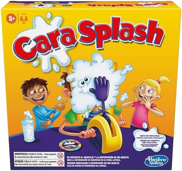 Hasbro Gaming Pie Face Game | Whipped Cream Family Board Game for Kids | Ages 5 and Up | for 2 or More Players | Funny Preschool Games | Kids Gifts - Product Image