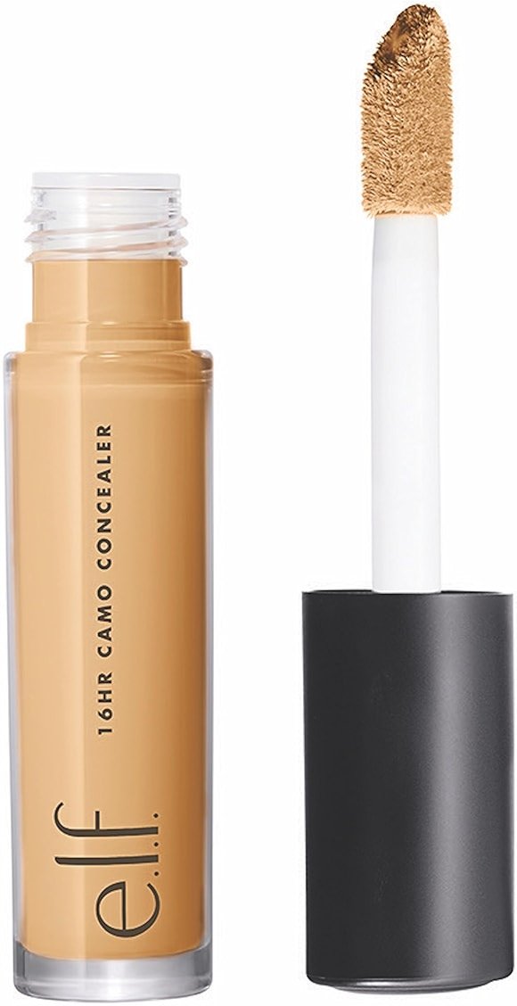 e.l.f. 16HR Camo Concealer, Full Coverage, Matte Finish Under-Eye & Blemish Corrector, Hydrating Formula, 16-Hour Crease-Resistant Wear, Medium Peach - Product Image