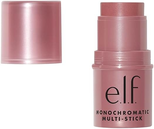 e.l.f., Monochromatic Multi Stick, Creamy, Lightweight, Versatile, Luxurious, Adds Shimmer, Easy To Use On The Go, Blends Effortlessly, Sparkling Rose, 0.17 Oz - Product Image
