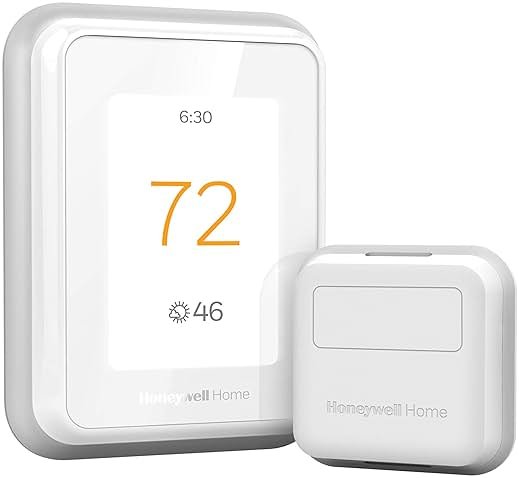 Honeywell Home T9 WiFi Smart Thermostat with 1 Smart Room Sensor, Touchscreen Display, White - Product Image