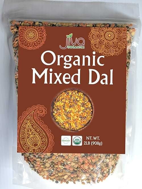 Jiva Organic Mixed Dal 2LB (Mixed Lentils) 32oz Bag - Product Image