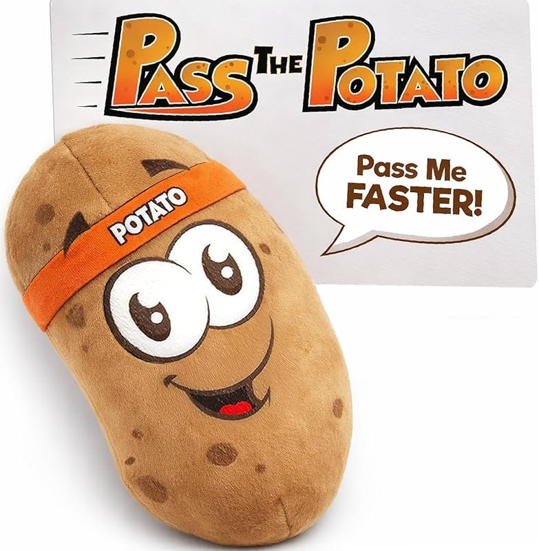 Move2Play, Pass The Potato | Hilariously Wild & Fun | Active Family Game for Kids Ages 3-8+ | Indoor Outdoor Toss Game | Party Games for Boys & Girls | Camping Travel Fun - Product Image