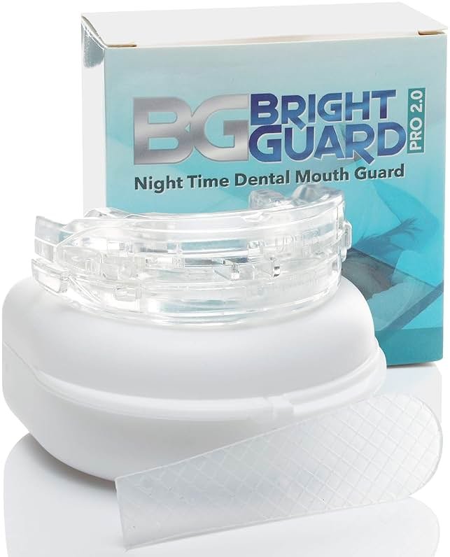 Bright Guard 2.0 Mouth Guard for Teeth Grinding and Clenching - Moldable Nighttime Mouthpiece - Product Image