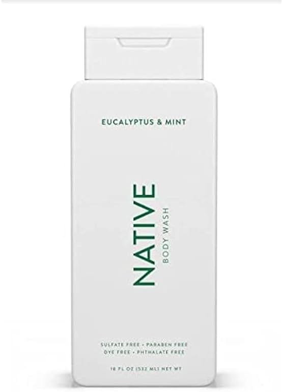 Native Body Wash - Eucalyptus & Mint - 11.5 oz (340ml), Hydrating - Product Image