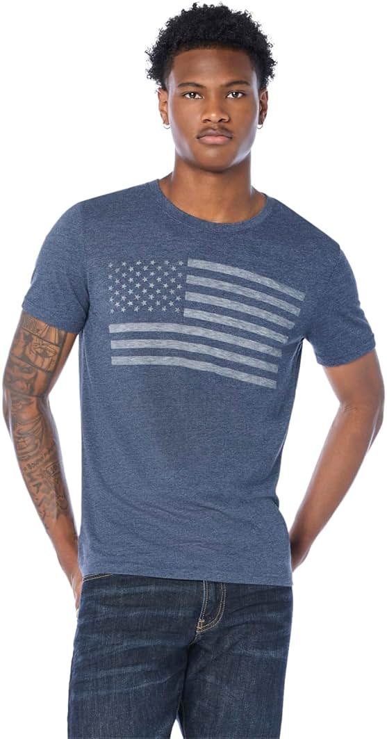 Lucky Brand Men's USA Flag Tee - Product Image