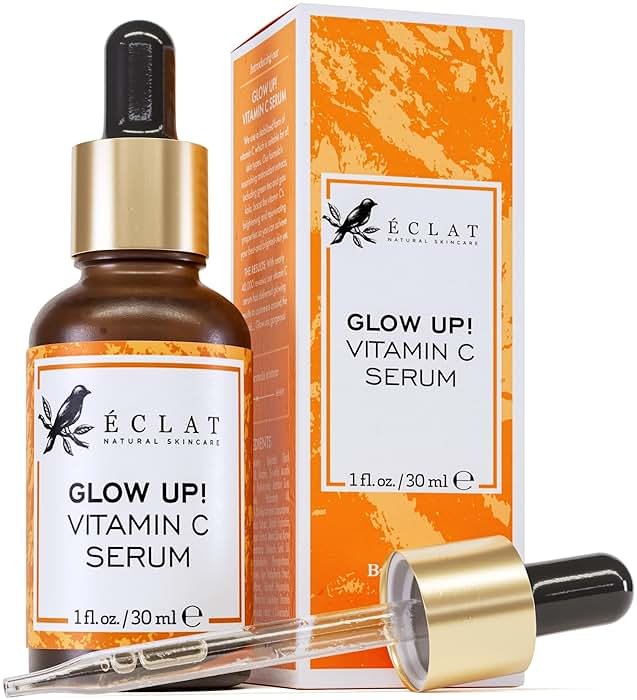 Eclat Skincare Vitamin C Serum - Skin Care for Dark Spots, Vitamin C Serum for Face with Hyaluronic Acid, Ferulic Acid, & Vit E - Anti Aging and Skin Brightening Vit C Formula for Face Care 1 Fl Oz - Product Image