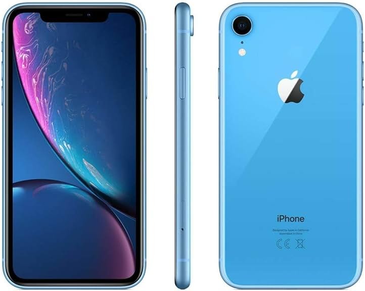 Apple iPhone XR, 64GB, Blue - Fully Unlocked (Renewed) - Product Image