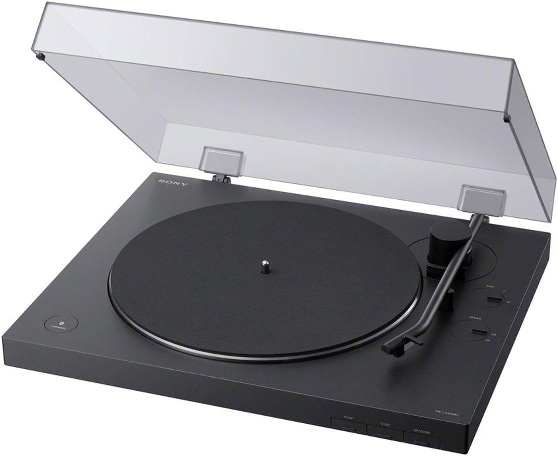Sony PS-LX310BT Belt Drive Turntable: Fully Automatic Wireless Vinyl Record Player with Bluetooth and USB Output Black - Product Image
