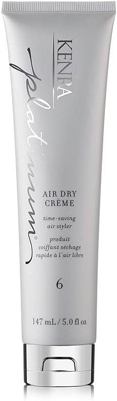 Kenra Platinum Air Dry Crème 6 | Time-Saving Air Styler | Enhances Natural Body | Tames Frizz With Delicate Hold | Natural, Product Free Finish | All Hair Types - Product Image