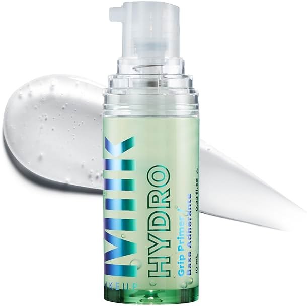 Milk Makeup Hydro Grip Primer with Hyaluronic Acid + Niacinamide – Hydrating Face Primer Grips Makeup for Up to 12 Hours – Silicone-Free, Lightweight Gel with Dewy Finish - Product Image
