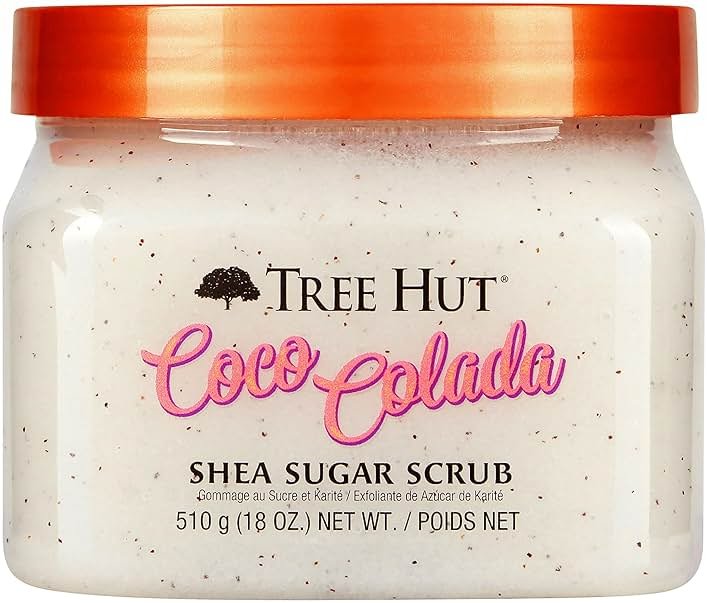 Tree Hut Coco Colada Body Scrub, Exfoliating & Hydrating Sugar Scrub with Shea Butter & Essential Oils, Smooth Skin, Body Exfoliator For All Skin Types, Self Care Gifts for Women, Vegan, 18 Oz - Product Image