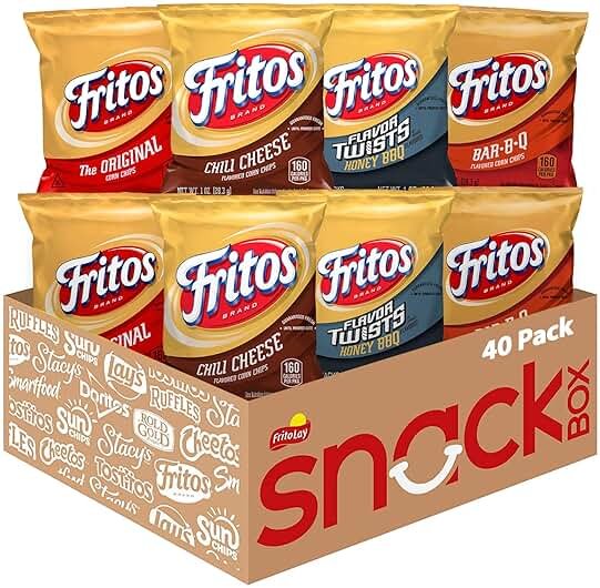 Fritos Corn Chips Variety Pack, Assortment May Vary, 1 Ounce (Pack of 40) - Product Image