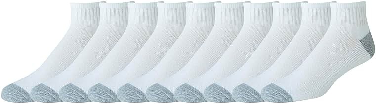 Amazon Essentials Men's Cotton Ankle Socks, Comfortable, Moisture Wicking, Cushioned - Product Image