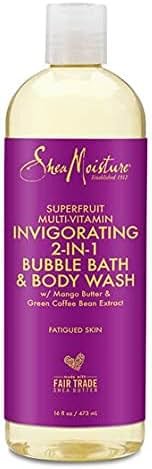 Shea Moisture Superfruit complex bubble bath & body wash, 16 Fluid Ounce - Product Image