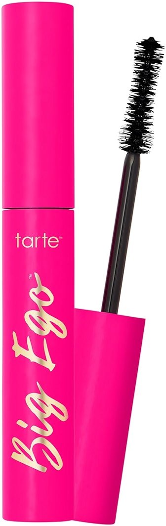 tarte big ego mascara – Ultra-Black, Long-Wear Vegan Mascara for Fuller, Longer, Volumized Lashes, Cruelty Free - Product Image