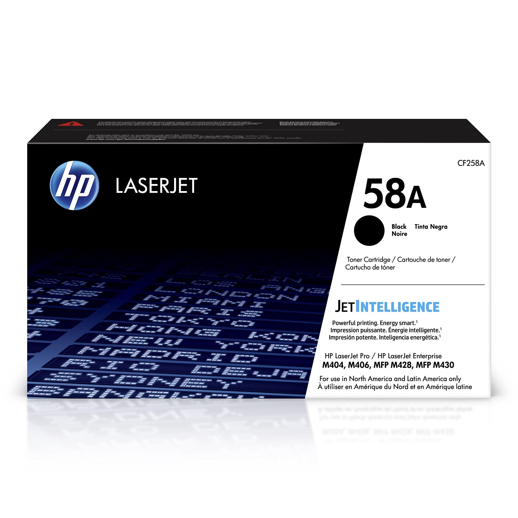 HP 58A (CF258A) Black Original Toner Cartridge - Product Image