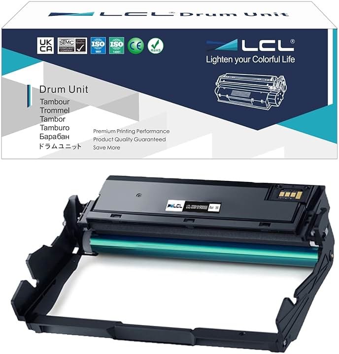 LCL Compatible Drum Unit Replacement for Xerox Phaser 3330 WorkCentre 3335 3345 101R00555 3345VDNi Phaser 3330DNi WorkCentre 3335DNi 3345DNi (1-Pack Black) - Product Image