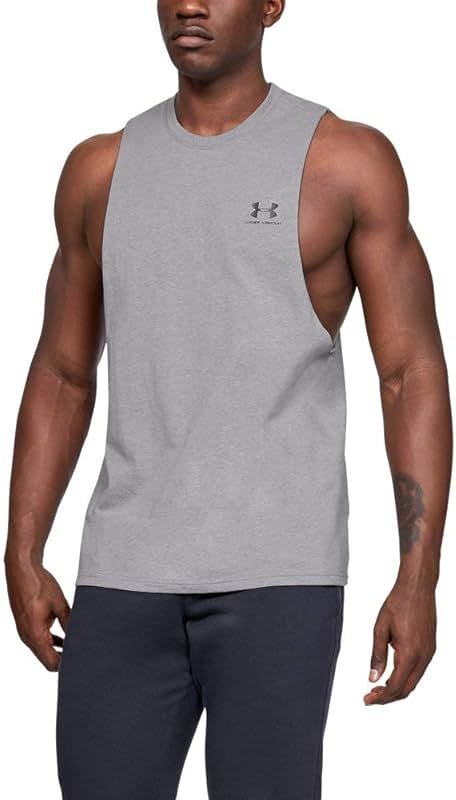 Under Armour Men's Sportstyle Left Chest Cut-Off T-Shirt - Product Image