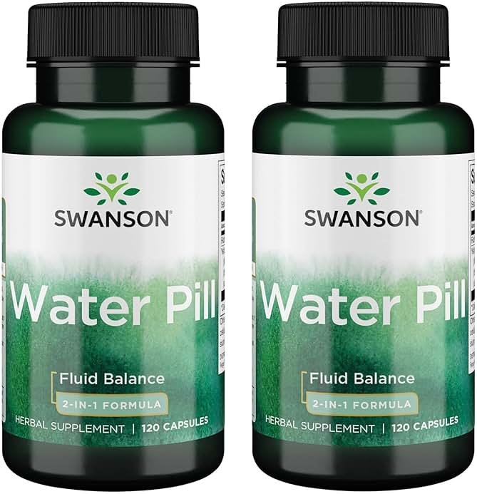 Swanson Super-Strength Water Pill 20 Milligrams 120 Capsules (2 Pack) - Product Image