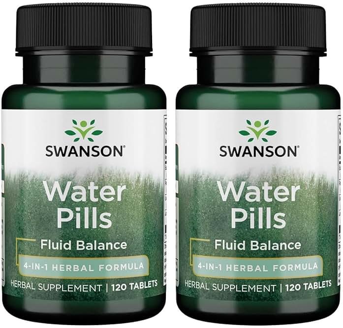 Swanson Water Pills 120 Tabs (Pack of 2) (2 Pack) - Product Image