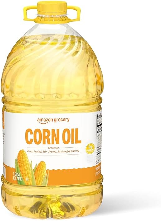 Amazon Grocery, Corn Oil, 128 Fl Oz - Product Image