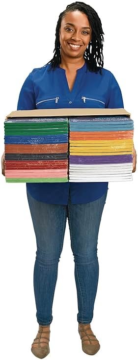 Colorations Construction Paper, Classroom Art Supplies, 9" x 12" Craft Paper 2200 Sheet Pack, Heavyweight Construction Paper, Bulk Packs, Assorted Colors, Drawing, Coloring, Painting, School Supplies - Product Image